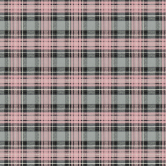 Pink & Grey Plaid