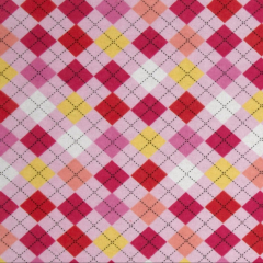 Argyle Red Pink