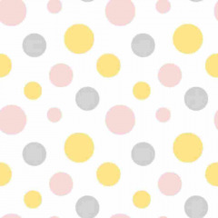 Fluffy Bunny Polka Dots