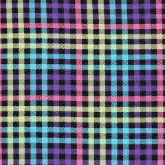 Neon Plaid on Black