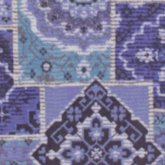 Blue Patchwork Aztec