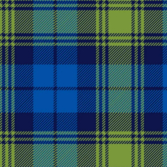 Plaid Green & Blue
