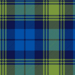 Plaid Green & Blue