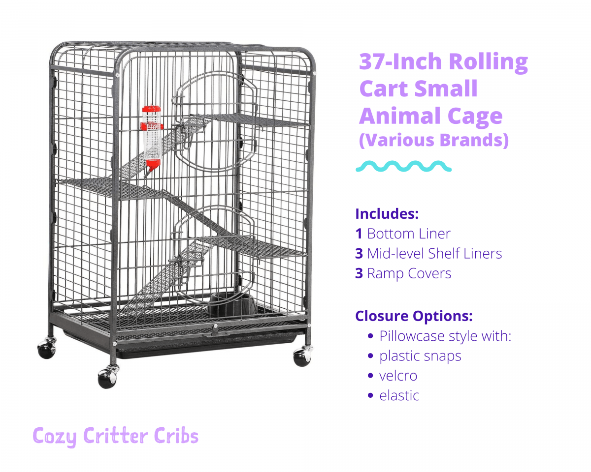 37-Inch Rolling Cart Cage Liner Details
