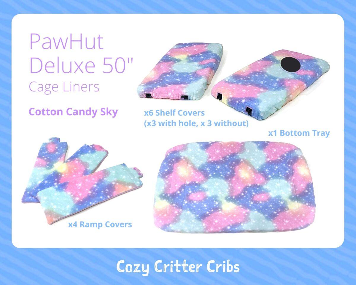 PawHut Deluxe 50" Cage Liners | Full Set (11 pieces) | Customizable - Image 3