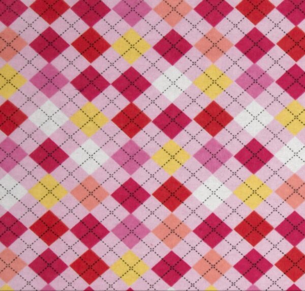 Argyle Red Pink