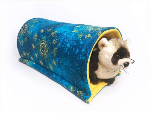 Astrology Blue Tiny Tunnel with ferret model