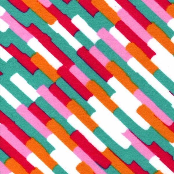 Bias Stripe Pink Yellow