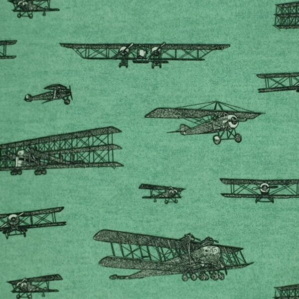 Biplanes On Green