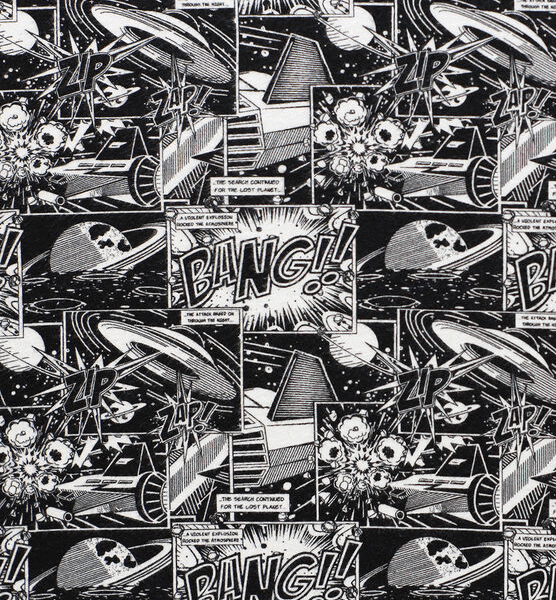 Black and White Comic Blocks