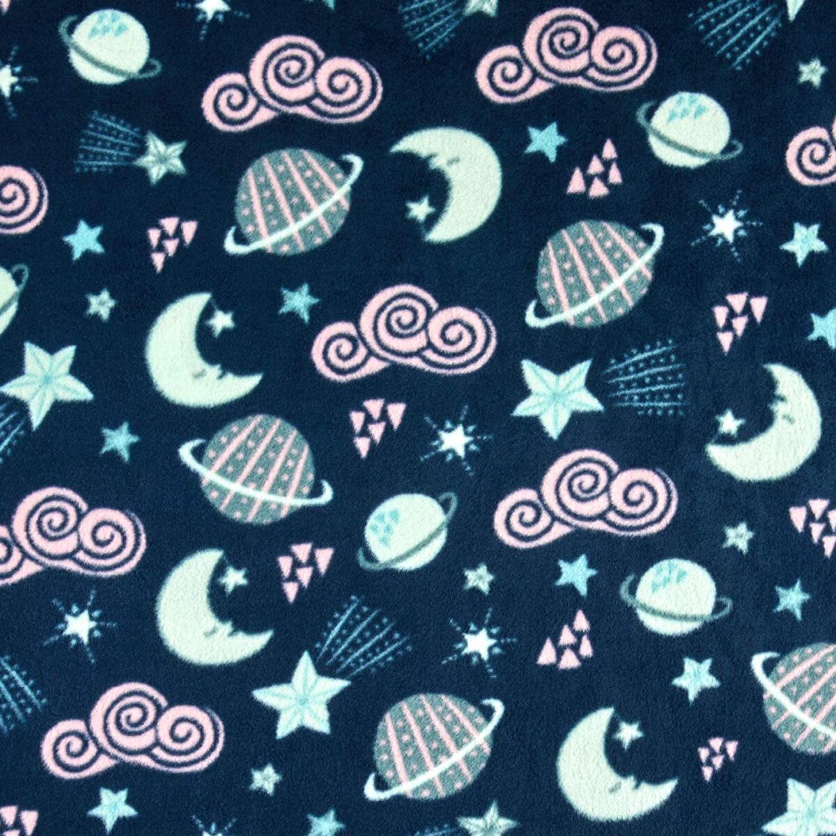 7-piece Cage Liner Set Midwest Double Critter/Ferret Nation PREMADE "Celestial Planets Navy" - Image 6