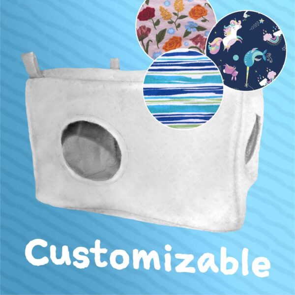 Cozy Critters Customizable Thumbnail Buddy-buddy Box Blue