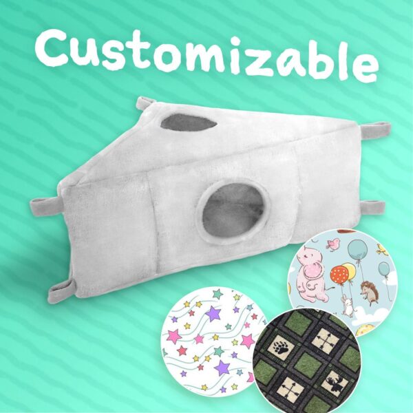 Cozy Critters Customizable Thumbnail Corner Cave Green