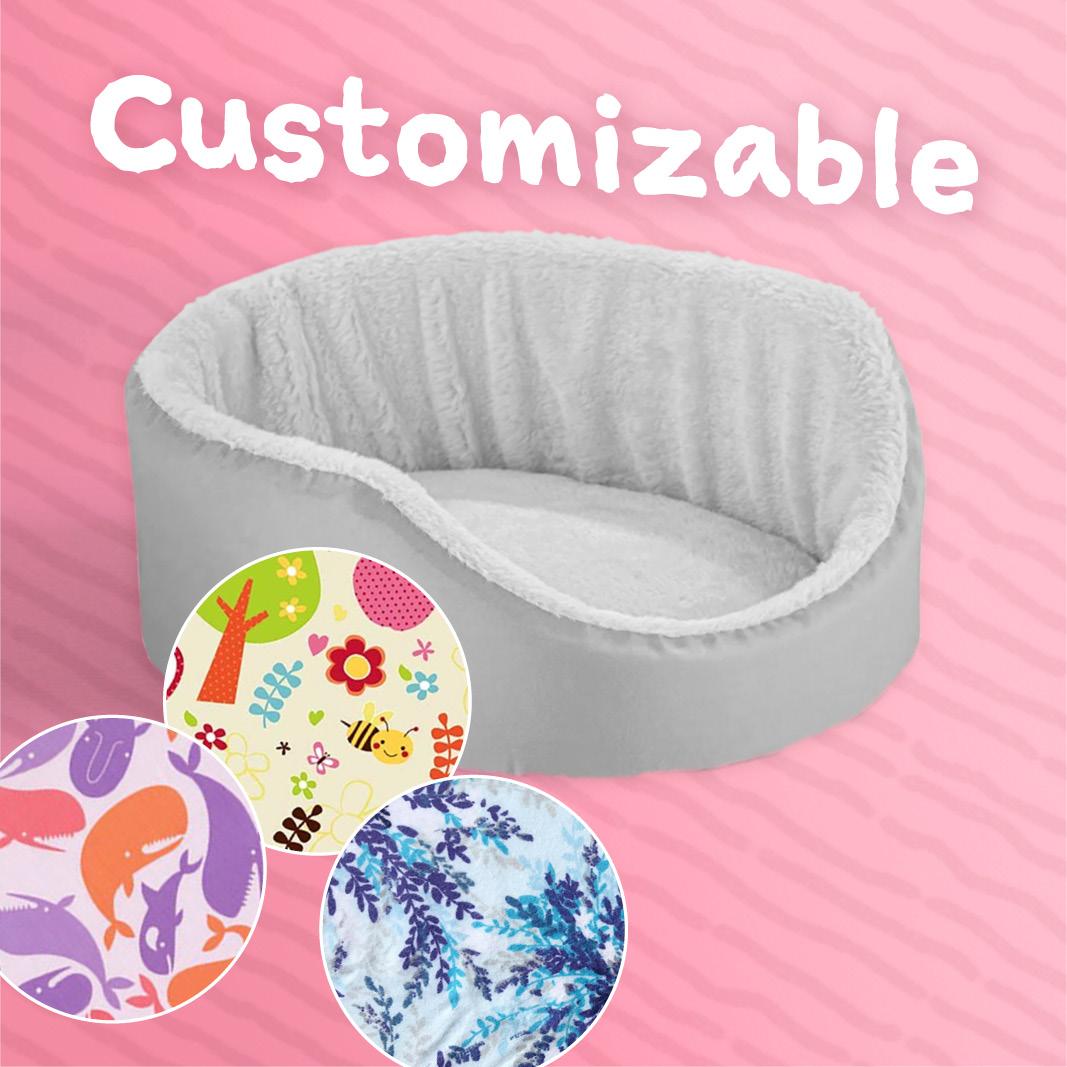 Cozy Critters Customizable Thumbnail Cuddle Cup Pink