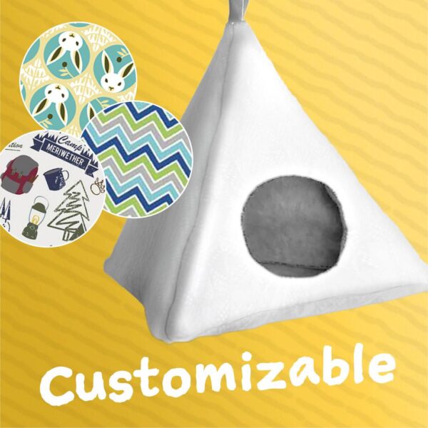 Cozy Critters Customizable Thumbnail Peaceful Pyramid Yellow