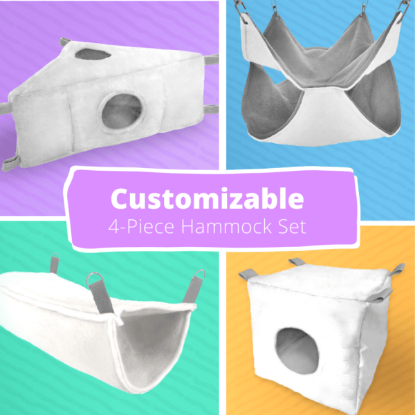 Customizable 4-piece hammock set bundle 1