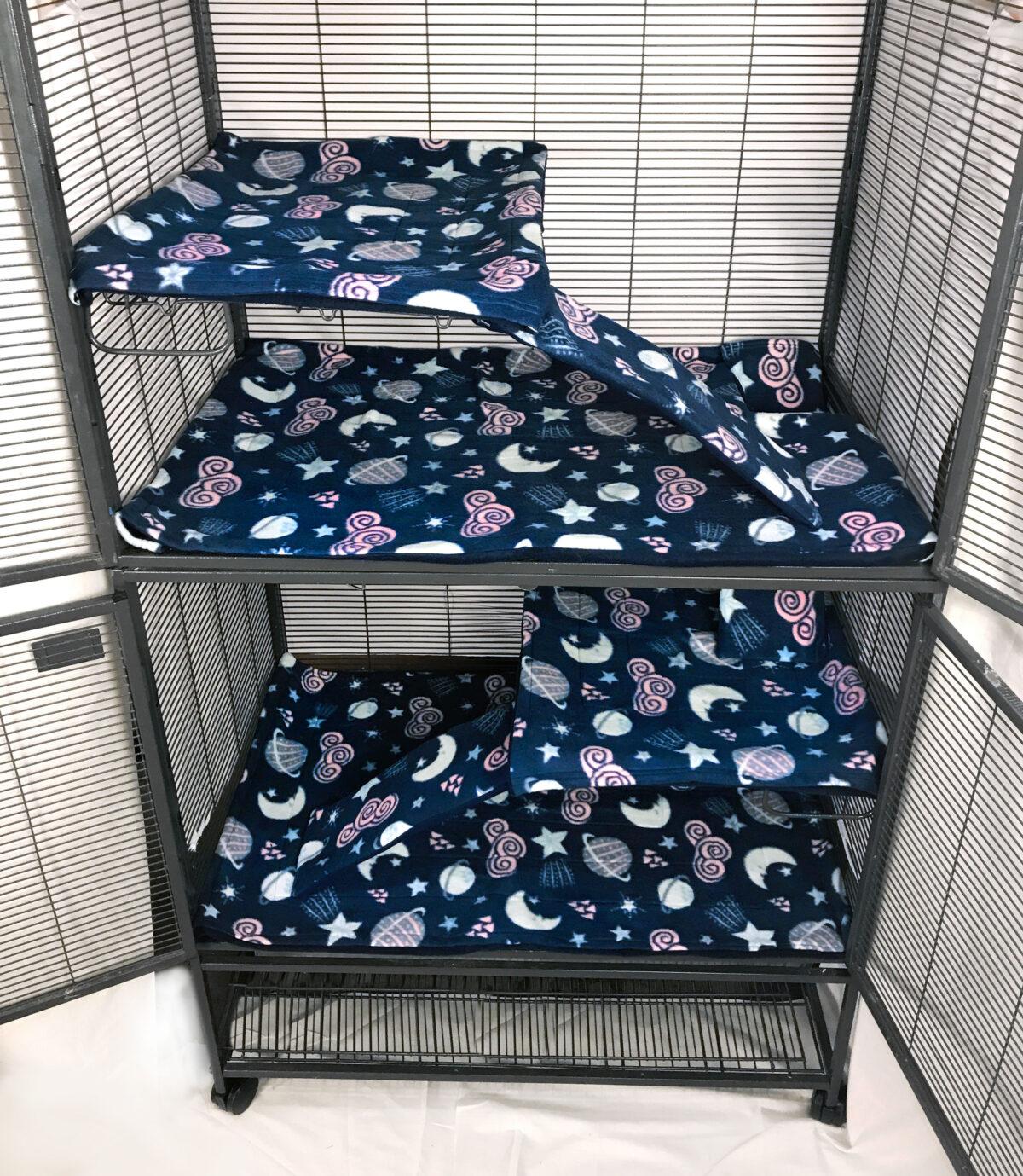 DCN Cage Liner premade 5 Celestial on Navy 1