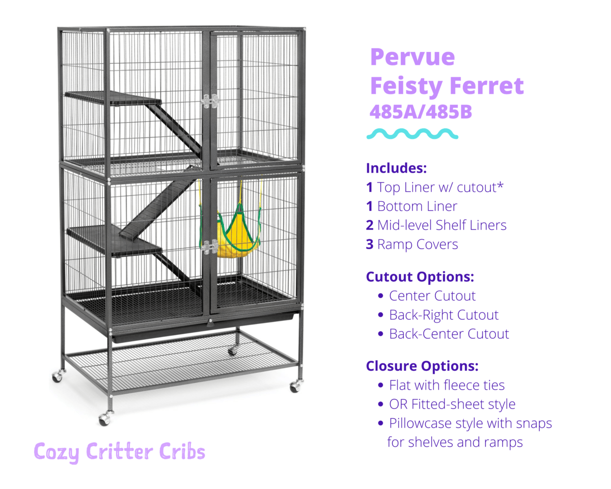 Feisty Ferret Cage Liner Details