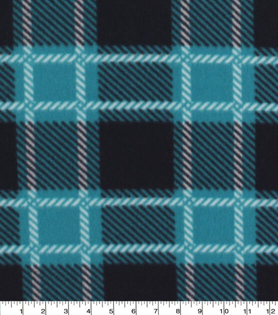 Teal & Black Plaid