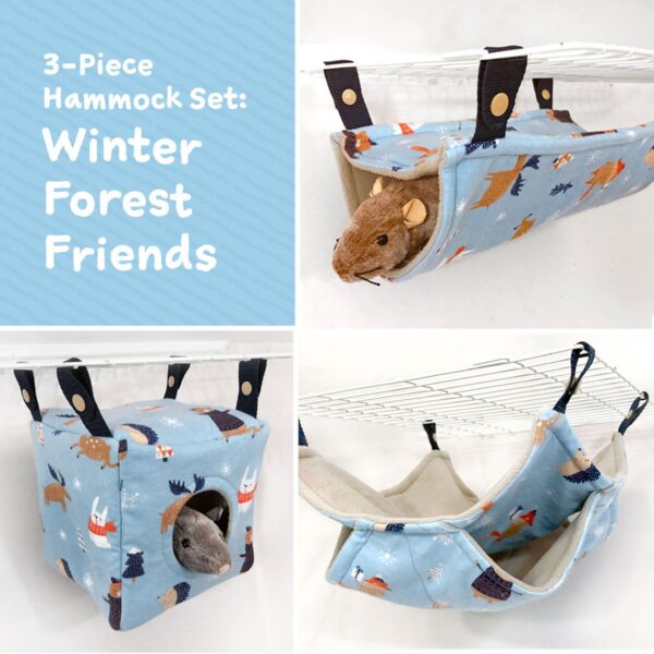 Hammock Set Winter Forest Friends