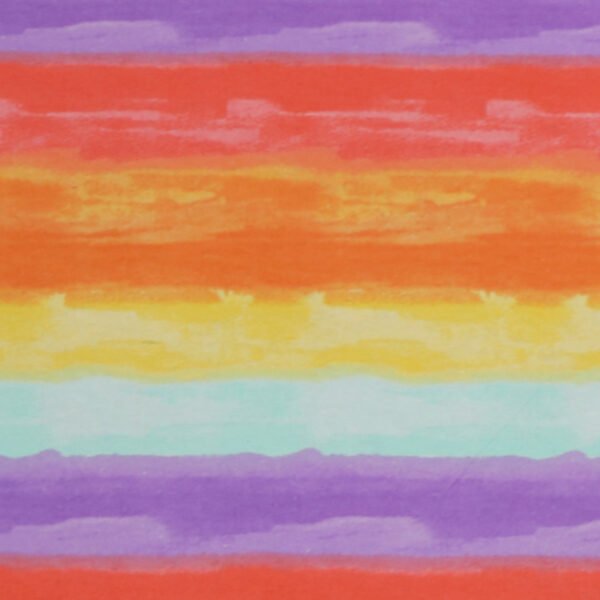 Sunset Watercolor Stripe