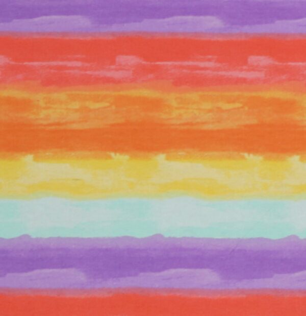 Sunset Watercolor Stripe
