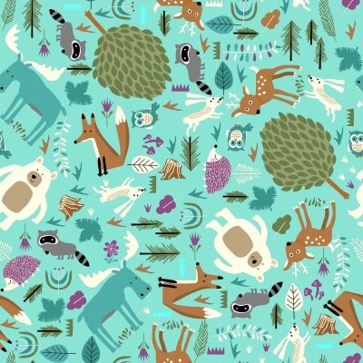 Oasis Fun Forest Friends Teal