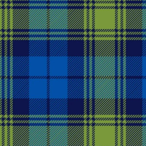 Plaid Lime Green & Blue Anti-Pill Fleece Fabric