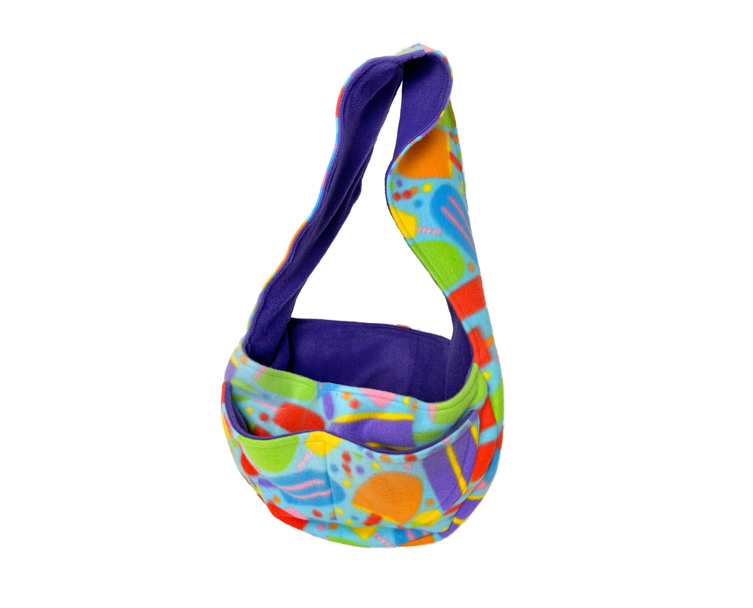 Bonding Bag: Popsicles Aqua & Posh Purple (Medium)