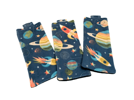 Midwest Double Critter Nation Cage Ramp Covers, 3 Pack "Colorful Space"