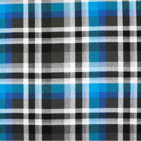 Traditional Blue & Black Plaid