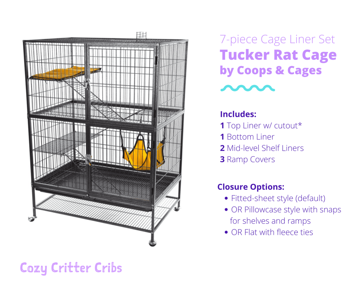 Tucker Rat Cage Liners Details Photo FULL