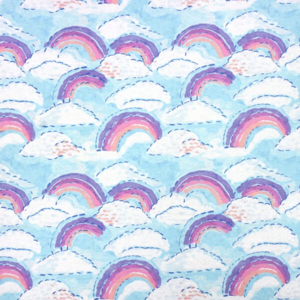Watercolor Rainbow Sky