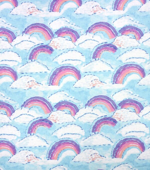 Watercolor Rainbow Sky